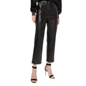 Rebecca Minkoff | Black Vegan Leather Pants Size 4